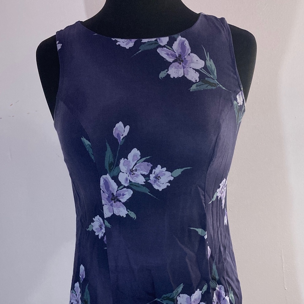 Vintage 90s Maxi Floral Dress - Picture 4 of 5